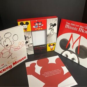 Disney Mickey and Minnie Mouse Art Book set with posters